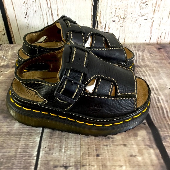 Dr. Martens Other - Dr. Martens Black Leather Fisherman Sandals 11 UK